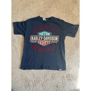 Boys blue Harley Davidson t-shirt, size 5/6